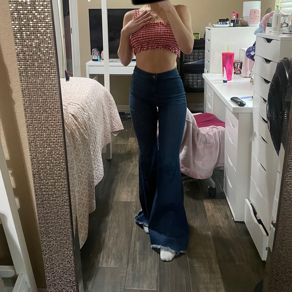 free people flare jeans